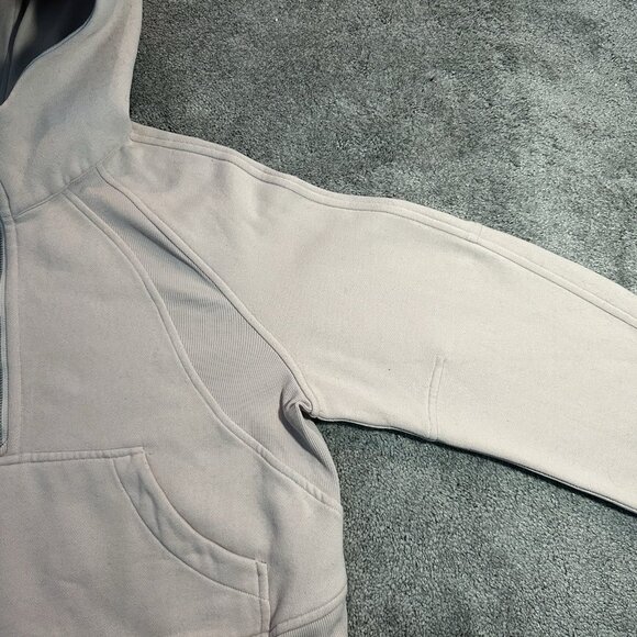 Lululemon Scuba Oversized Half Zip Hoodie Light Pink Women's XS/S Workout - Picture 7 of 14
